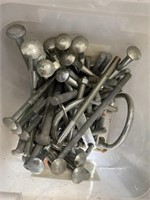 Bucket of 8" Bolts