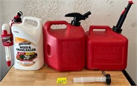 U - SPARE GAS CANS & WEED KILLER (G23)
