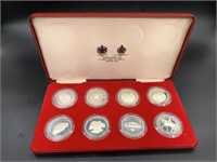 1977 Queen Elizabeth Jubilee silver coin set with