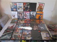 LOT OF 25 ASSORTED DVDs
