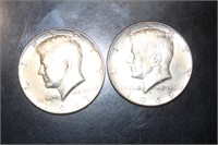 Lot of 2 Kennedy Halves