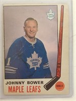 1969-70 OPC Johnny Bower Card