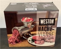 Weston Meat Grinder and Sausage Stuffer 36-2201W