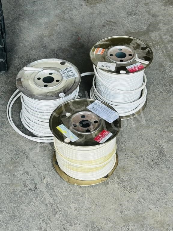 3 rolls 14/2 electrical wire - +/- 75m/ roll
