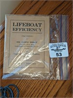 "Lifeboat Efficiency 32nd Edition" 1944-1947