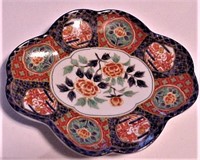 Takahashi Floral Scalloped Dish Plate
