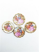 Lot Of 4 Porcelaine Limoges Plates