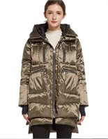 Orolay Women's Thickened Down Jacket- L