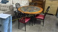 Round Dining Table & 4 Chairs