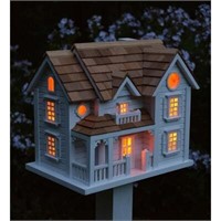 Plow & Hearth - Kingsgate Cottage Lighted Birdhous