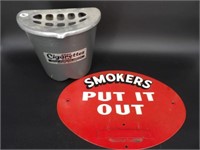Sipco Cigarette Dunking Post w/ Sign