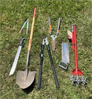 Lot Of Hand Yard Tools
