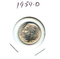 1959-D Roosevelt Silver Dime