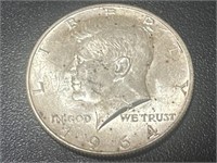 1964 Kennedy 90% Silver Half Dollar