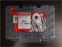 Craftsman Socket Wrench Set 17pc 1/4" Drive Metric