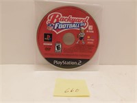 PLAY STATION PS2 BACKYARD FOOTBALL 09 GAME