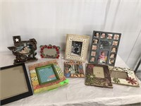 Picture frame lot - nine pieces - many new