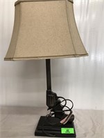Western decor lamp 29 inches tall