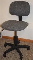 Adjustable Grey Fabric Office Desk Chair