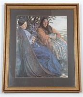 Max Svabinský Two Mothers Framed Art