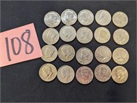 20- 1972 Half Dollars