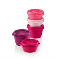 Tupperware Heritage 5pk Food Storage - Pink