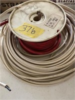 roll of 14.2 romax & roll 6 gauge cable