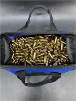 Canvas tote with over 200 rounds of .45 ACP variou