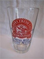 Anheuser Busch Brewery Fresh Beer Glass