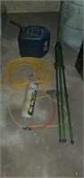 Extension Cord/Sprinkler/Fuel Can/Plastic