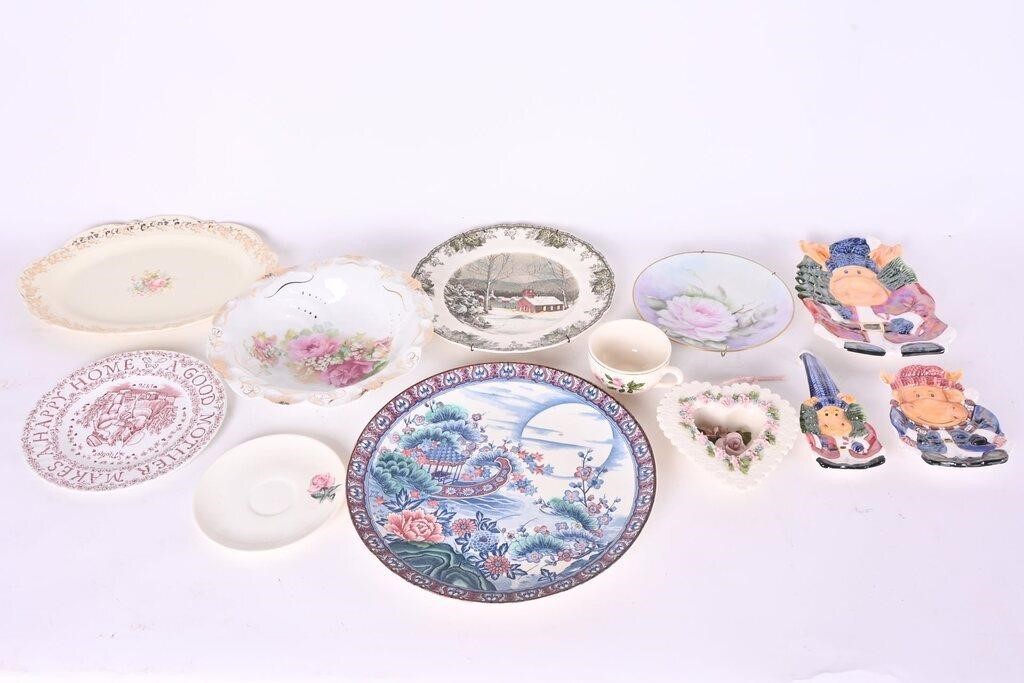 Assorted Decorative Plates