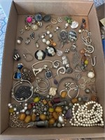 Mismatched pieces parts costume vintage jewelry