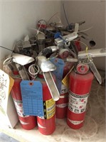 (10) fire extinguishers
