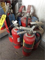 (6) fire extinguishers