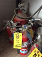 (6) fire extinguishers