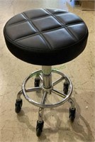 Stainless adjustable hydraulic stool with five