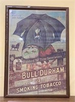 Vintage Bull Durham smoking tobacco advertisement