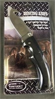 New Hunting Knife With Gut Hook And Sheath