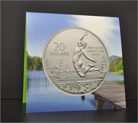 2014   99.99% silver $20 Canada coin
