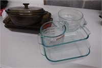 Pyrex Dishes & Measuring Cup