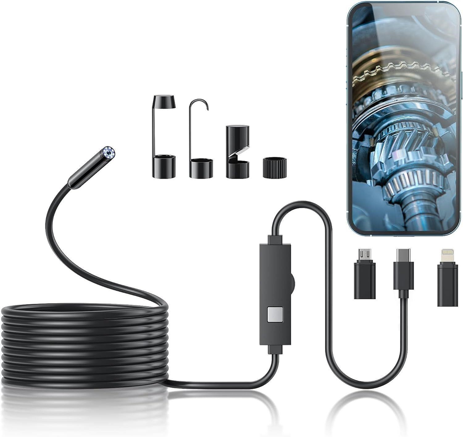 NEW $59 Endoscope Camera w/Light,1920P HD