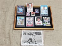 Small Collection of Baseball Cards some Singed