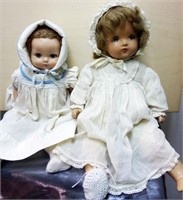 J - LOT OF 2 COLLECTIBLE BABY DOLLS (M65)