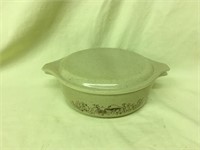Pyrex FOREST FANCIES MUSHROOMS Casserole with Lid