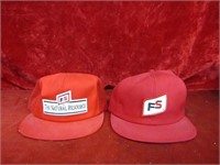 (2)Vintage Farm/seed hats. FS