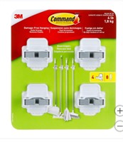 4 PK 3M COMMAND HEAVY DUTY WALL GRIPS