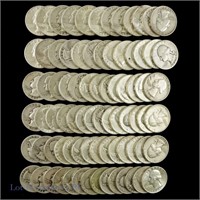 Silver Washington Quarters (80)