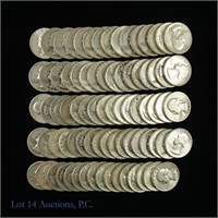 Silver Washington Quarters (80)