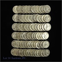 Silver Washington Quarters (80)