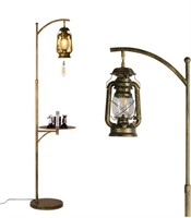 Farmhouse Adjustable Floor Lamps with Tray